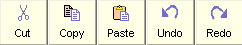 Edit toolbar